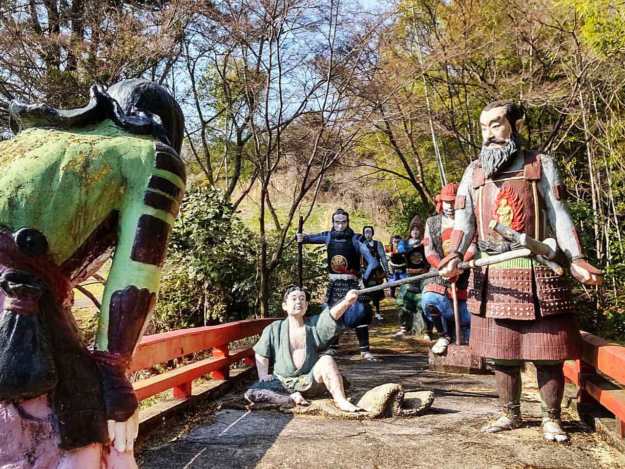 日吉丸矢作橋出世の糸口（浅野祥雲）五色園